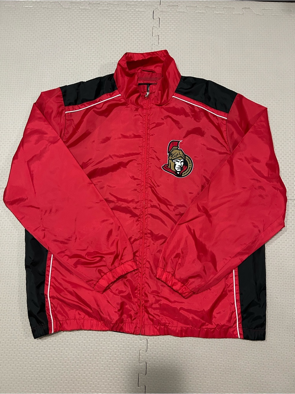 Ottawa Senators Red & Black Men's Lightweight Team Jacket